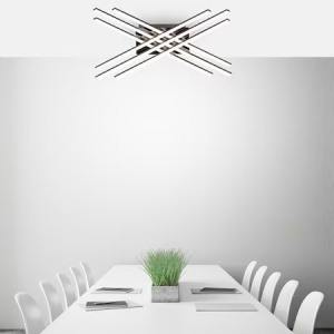 Lampa LED Horoz, 45W, 3964 lm, 4000K, crom, 80x38x12 cm, EXT019-019-0045 - Img 2