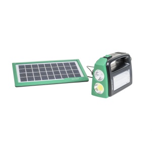 Lanterna cu panou solar Zilan, 2 tipuri de lumini, 3 becuri LED, putere 6V, dimensiuni 17x7.5x12 cm, panou solar 26x15x15 cm, greutate 3kg, ZTS8258
