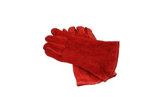 Manusi WELDER din piele spalt, lungime 35 cm, captusite bumbac, pentru sudura, automotive, constructii, ZLN1458 - Img 2