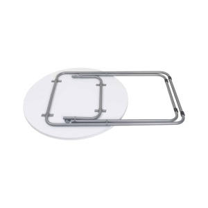 Masa plianta rotunda cu blat MDF Zilan, dimensiuni 60x65cm, metal, inclus 2 scaune pliabile, ZLN6968_2S - Img 7