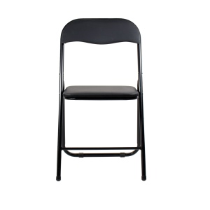 Masa plianta Zilan cu blat MDF, 60x60x72 cm, picioare metalice, plus 2 scaune pliant, ZLN6999_2S - Img 5