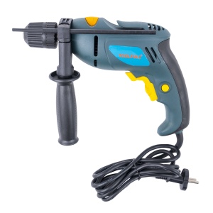 Masina de gaurit electrica TOOLFULL, 650W, alimentare la retea, 850 rpm, pentru lemn, beton, zidarie, otel, albastru, 220V, EXT7407
