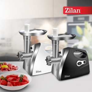 Masina de tocat Zilan, 1200W, inox, capacitate 1.6kg/min, functie revers, 26x23x43 cm, ZLN7599 - Img 6