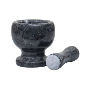 Mojar cu pistil Zilan din marmura, 10cm diametru, 10.5cm inaltime, 2kg, ZTS8044 - Img 2