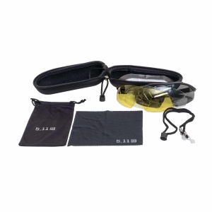 Ochelari de soare tactici Z-TOOLS cu 3 lentile, polarizata, galbena, transparenta, saculet, snur, prosop curatare, carcasa protectie, 10x20x5 cm, ZTS8282