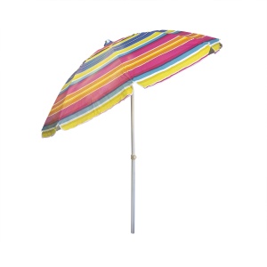 Pachet umbrela protectie solara Zilan, diametru 2m, inaltime 2.1m, suport metalic ajustabil 30cm, UV, ZTS8487_1 - Img 3