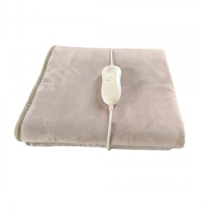 Patura electrica Zilan Floria, 150x80 cm, 60W, 3 trepte de incalzire, gri, ZLN8498 - Img 2