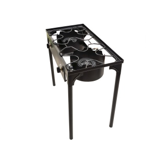 Pirostrie Zilan cu 2 arzatoare, alimentare cu gaz GPL, 40x78x74 cm, ZTS8496 - Img 2