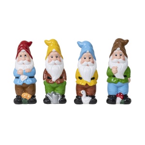 Pitic de gradina ceramica Zilan, inaltime 30 cm, multicolor, finisare lucioasa, EXT10149 - Img 4