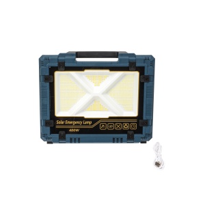 Proiector LED Zilan cu incarcare solara si USB, 400W, dimensiuni 32x26x8 cm, IP66, ZTS8965 - Img 3