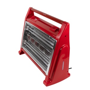 Radiator cu aeroterma Zilan, 1600W, 3 trepte de incalzire, umidificator, rosu, 50x15x40 cm, ZLN1114 - Img 2