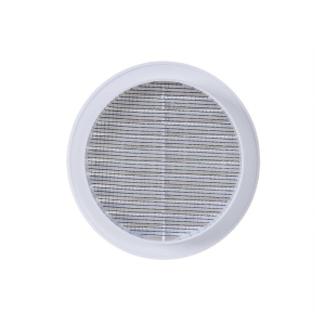 Rama aerisire Zilan, rotunda, Q100mm, plastic alb stralucitor, rezistenta UV, pentru baie/bucatarie, EXT7193 - Img 3