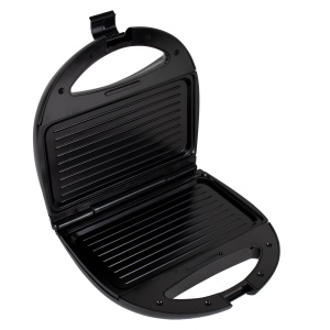 Sandwich-maker Zilan cu carcasă plastic inox, 2 sandwich-uri, plăci grill teflon, 750W, 220-240V, 1m cablu, ZLN8136 - Img 2