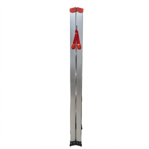 Scara dubla pliabila Zilan, 2x6 trepte, inaltime 170cm, latime 113cm, suport 150kg, ZTS8190 - Img 2