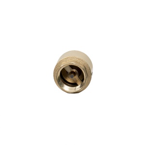Supapa de sens Zilan cu arc, 3/4", alama, lungime 5.2 cm, diametru 3 cm, ZTS8322 - Img 2