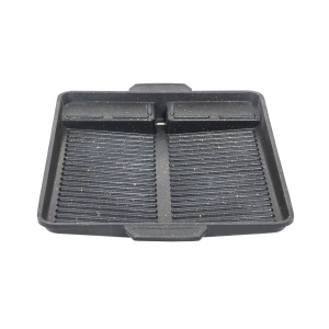 Tava grill Zilan, pentru aragaz camping, 32.5x26x4 cm, ZTS5623 - Img 3