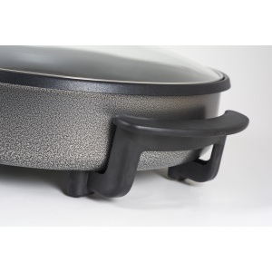 Tigaie electrica Zilan, 38cm, 1500W, capac sticla, aluminiu non-stick, 40x22x40 cm, ZLN7870 - Img 7
