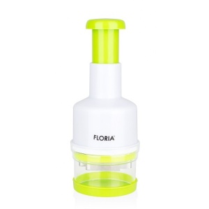 Tocator manual Zilan, asimetric, plastic, 23x9x9 cm, alb-verde, ZLN2614