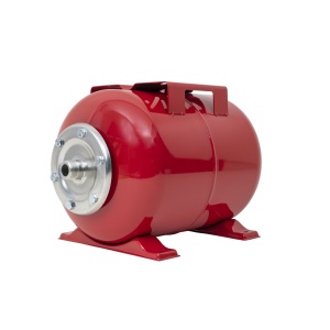 Vas de expansiune Z-TOOLS, 24l, otel, orizontal, cilindric, rosu, 44cm x 23cm x 30cm, ZTS5708