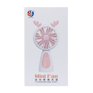 Ventilator de mana Zilan, alimentare USB, 3.7W, galben, 17x9.5x5 cm, ZTS8240 - Img 3