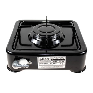 Aragaz Zilan cu 1 arzator, alimentare la butelie, 1600W, compact, metal emailat, 26x26x10 cm, ZLN0018_2 - Img 3