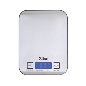 Cantar digital Zilan, inox, 1g-5kg, 18x14x2.1cm, oprire automata, display LCD, ZLN2984 - Img 2