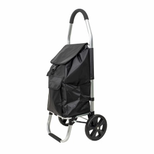 Carucior pentru cumparaturi Z-TOOLS, cadru metalic, maxim 25kg, 30cm lungime, 23cm latime, 57cm inaltime, 103cm inaltime totala, ZTS9093 - Img 1