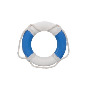 Colac decorativ vapor diametru 30cm, albastru, spuma poliuretanica, 30x30x6 cm, 1kg, ZTS8041 - Img 3