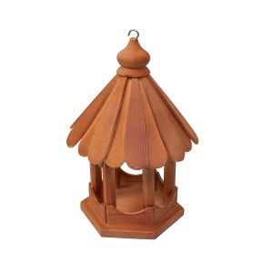 Colivie din lemn pentru pasari Zilan, 28cm diametru, 42cm inaltime, EXT10523 - Img 2