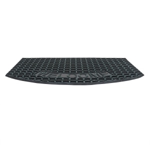 Covor de intrare din cauciuc Zilan, 79x49x1.5 cm, negru, interior, CC9995 - Img 2