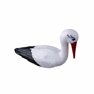 Decoratiune gradina Z-tools, forma barza, plastic durabil, picioare metal, 50cm, cod 5451 - Img 2