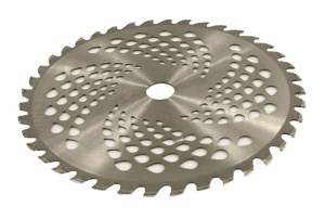 Disc motocoasa Zilan 230x40T, pentru iarba, arbusti si tufisuri, diametru 230 mm, 40 dinti vidia, rezistent, gauri de ventilatie, 4686