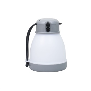 Felinar Zilan cu 5 moduri de intensitate a luminii, putere 10W, gri, diametru 12.5cm, inaltime 17cm, incarcare USB, ZTS8218 - Img 1