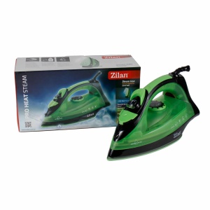 Fier de calcat Zilan, talpa ceramica, 2200W, abur de mare putere, 1.6m cablu, 100ml recipient apa, 25x12x16 cm, ZLN2188 - Img 3