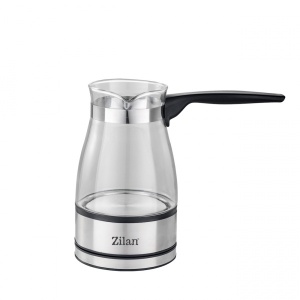 Ibric electric sticla Zilan, 800W, capacitate 500ml, indicator luminos, conectare detasabila 360 grade, ZLN8122