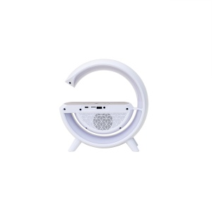 Lampa LED Z-TOOLS 4 in 1 cu boxa si incarcator wireless 15W, dimensiuni 22x8x24 cm, ZTS8236 - Img 4