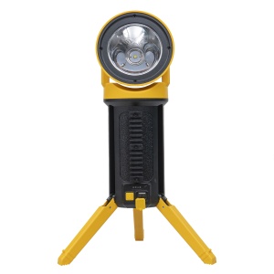 Lanterna proiector Zilan, 5 moduri de iluminat, 3 tipuri lumini fata, 2 tipuri lumini spate, suport trepied, maner detasabil, inaltime 39cm, diametru 12.5cm, ZTS8198