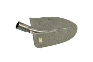 Lopata pestrita Zilan din otel, rotunda, 31x24 cm, 0.9 kg, greutate de 1.5 mm, ZLN1199