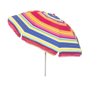 Pachet umbrela protectie solara Zilan, diametru 2.4m, inaltime 2.3m, suport ajustabil, otel, poliester, ZTS8489_1 - Img 2