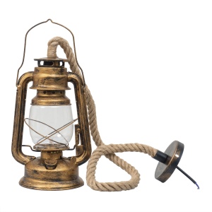 Pendul felinar Zilan, 29x18x80 cm, alimentare la bec sau gaz, E27, IP20, crem, metal, ZTS8420