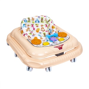 Premergator Zilan cu scaun reglabil, 10 roti pivotante, 64x58x75 cm, 3 kg, ZLN1077_1 - Img 3