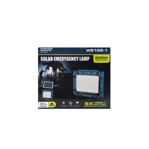 Proiector led solar Zilan, 200W, IP66, 26x22x8 cm, cod ZTS8966 - Img 2