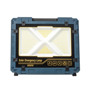 Proiector led Zilan cu incarcare solara si USB, 800W, IP66, 37x31x8 cm, ZTS8964 - Img 1