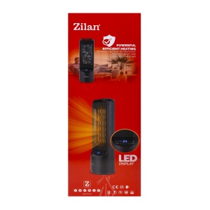 Radiator electric Zilan, 2000W, compact, negru, 14x14x50 cm, ZLN2052 - Img 6