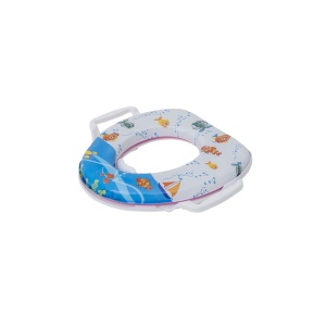 Reductor WC pentru copii Zilan, cu manere, burete moale, 30x28 cm, 0.6kg, ZLN3835_1 - Img 2