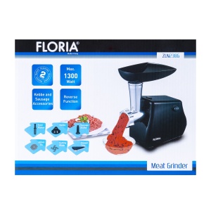 Robot de tocat Zilan, 1300W, 1.6 kg/min, plastic, 270x140x310 mm, ZLN2386 - Img 4