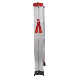 Scara dubla din aluminiu Zilan, 2x4 trepte, pliabila, inaltime 113cm, latime 81.5cm, greutate maxima 150kg, ZTS8188 - Img 4