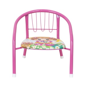 Scaun Zilan, pentru baieti si fete, 35x34x35 cm, metal, roz, asamblat, greutate maxima 25 Kg, 1717_roz - Img 1