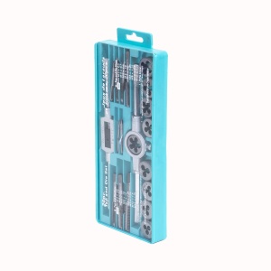 Set filiera si tarozi Zilan, 20 piese, M3 x 0.5 - M12 x 1.75, port filiera 1/8"-1/2", port tarod 3-12 mm, dimensiuni 25x11x2 cm, greutate 1.5 kg, ZTS5406 - Img 4