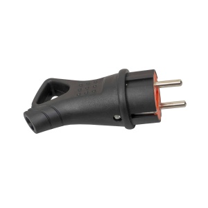 Stecher din plastic Zilan cu maner, 16A, 1 locas, negru, ZTS8415 - Img 2